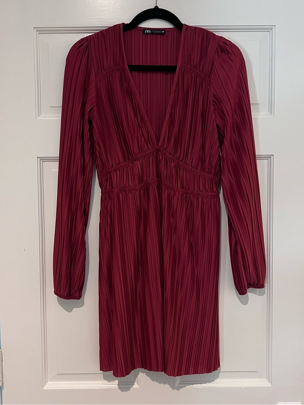 Long sleeve Zara Rust Colored Dress